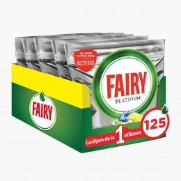 Detergent automat capsule pentru mașina de spălat vase Platinum, 125 spălări