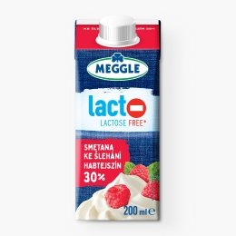 Smântână pentru frișcă, fără lactoză, 30% grăsime, 200ml