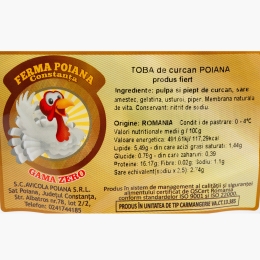 Tobă de curcan 300g
