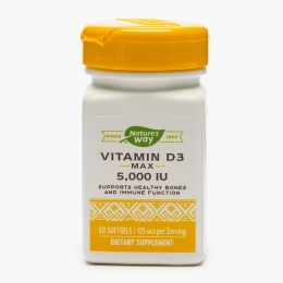Vitamina D3 5000 UI - 60 capsule 