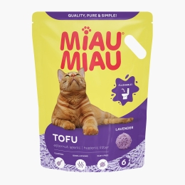 Așternut natural tofu lavandă 6l