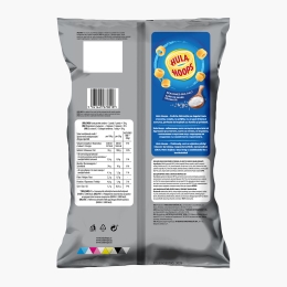 Snack din făină de porumb cu sare de mare Hula Hoops, 70g