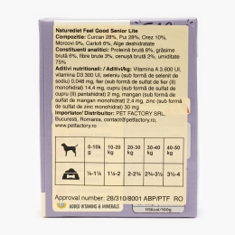 Hrană umedă pentru câini, pate, 390g, Feel Good Senior Lite cu curcan, pui, orez, morcov și cartof