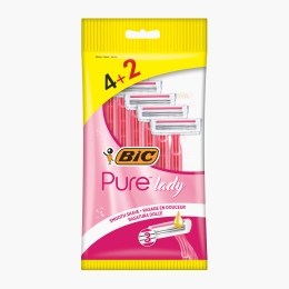 Aparat de ras Pure Lady 3 lame, 4+2 buc