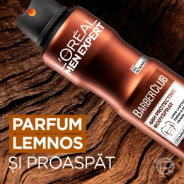 Antiperspirant spray pentru bărbați, fără alcool, Barber Club,150 ml
