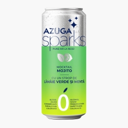 Apă carbogazoasă cu extract de lămâie verde și mentă Sparks Mocktail Mojito 330ml