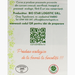 Burgeri de curcan eco 200g