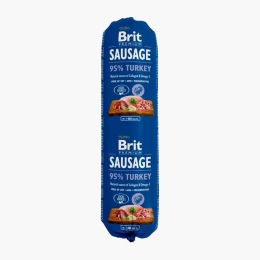 Salam pentru câini, cu carne de curcan, 800g