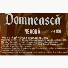 Pâine Domnească neagră 1kg