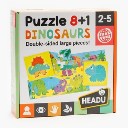 8+1 Puzzle-Dinozauri 2+ ani