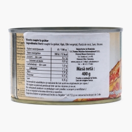 Vinete coapte la grătar cu sos de tomate și usturoi, 400g
