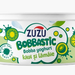Iaurt cu bule de lămâie și kiwi Bobbastic, 150g