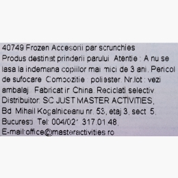 Set elastice scrunchie Frozen, 2 buc
