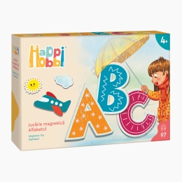 Set magnetic Alfabetul, +4 ani