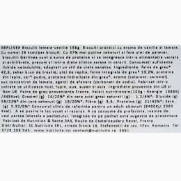 Biscuiți proteici cu lămâie și vanilie 156g