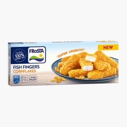 Fish ﬁngers cu fulgi de porumb 360g