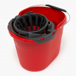 Set curățenie găleată roșie (mop soft)