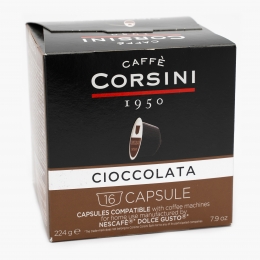 Capsule ciocolată caldă, 16 băuturi, 224g