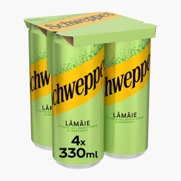 Băutură carbogazoasă cu lămâie și grepfrut, doză 4x330ml