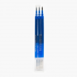 Set 3 rezerve roller Frixion Ball, 0.5 mm, vârf fin, albastru