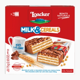 Napolitane Milk&Cereals 4x25g