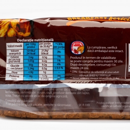 Toast cu făină graham 500g