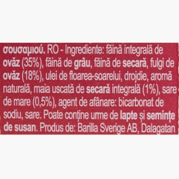 Pâine prăjită cu ovăz și sare de mare Crunchy Twist, 265g