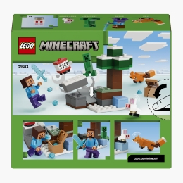 Aventura din Taiga a lui Steve, 21583 Minecraft, 79 piese, +6 ani