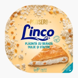 Plăcintă cu brânză dulce și stafide 800g