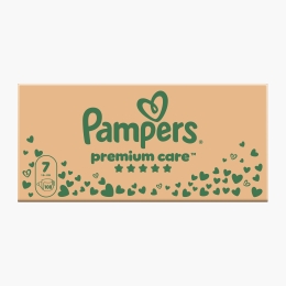 Scutece Premium Care XXL, mărimea 7, 15+ kg, 108 buc