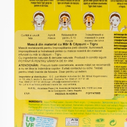 Mască pentru față măr și căpșuni - tigru, 6+ ani