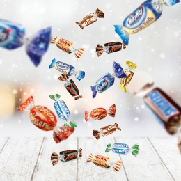 Sticlă cu bomboane de ciocolată 296g