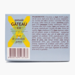 Tort de ciocolată ganaș, 240g