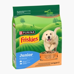 Hrană uscată pentru câini Junior, 2.4kg, cu pui și legume