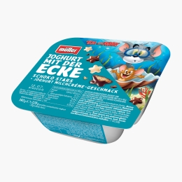 Iaurt mix Tom&Jerry cu steluțe ciocolată 140g