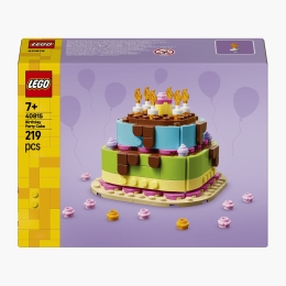 Tort pentru petrecerea de zi de naștere, 40815 Iconic, 219 piese, +7 ani