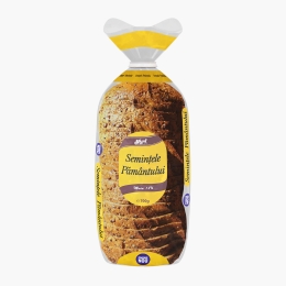 Pâine cu 7 semințe și maia feliată 700g