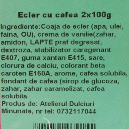 Eclere cu cafea 2x100g