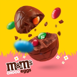 M&M'S - Ouă din ciocolată pungă Paște, Choco Eggs, 70g