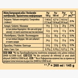 Înghețată cu ciocolată King Cone, cornet 260ml (145g)