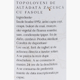 Zacuscă cu fasole de altădată 300g