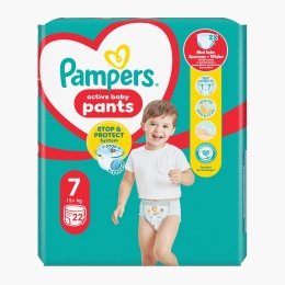 Scutece-chiloțel Active Baby Pants mărimea 7, 15+ kg, 22 buc