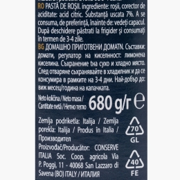 Roșii pasate Passata Rustica 680g