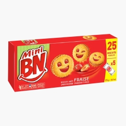 Biscuiți cu cremă de căpșuni 175g