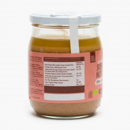 Cremă tartinabilă eco din migdale Crunchy Super Vegan, fără zahăr adăugat 500g