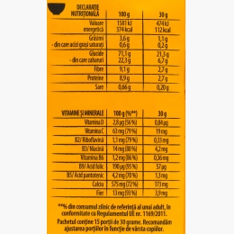 Cereale pentru mic dejun cu miere 450g