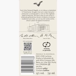Vin alb sec Fetească Regală, 13%, 0.75l