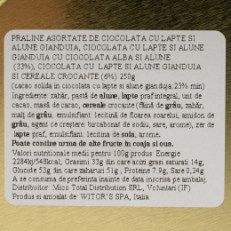 Mix praline asortate Gianduiotto 250g