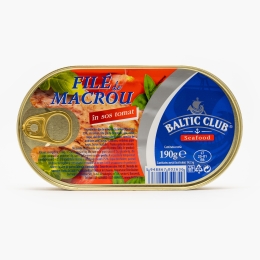 File de macrou în sos tomat 190g