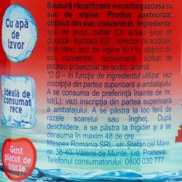 Băutură necarbogazoasă vișine 1.5l